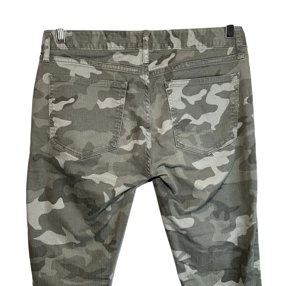 Gap 1969 Womens Camouflage Low Rise Always Skinny Zipper Pocket Jeans 27 Grunge - Picture 7 of 12